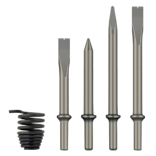 气动气铲C4/C6风铲头尖铲扁铲头弹簧气稿头风镐头