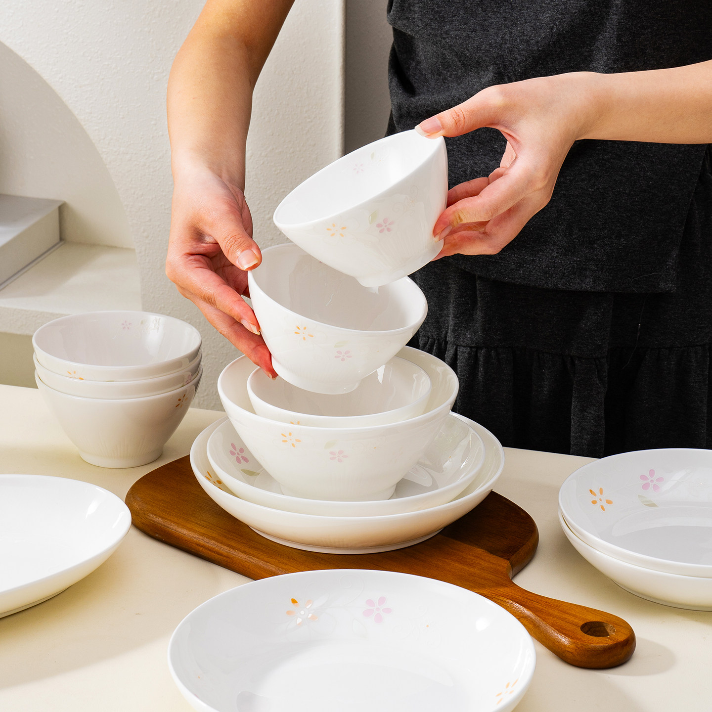【安全健康】顺祥陶瓷骨瓷餐具图片