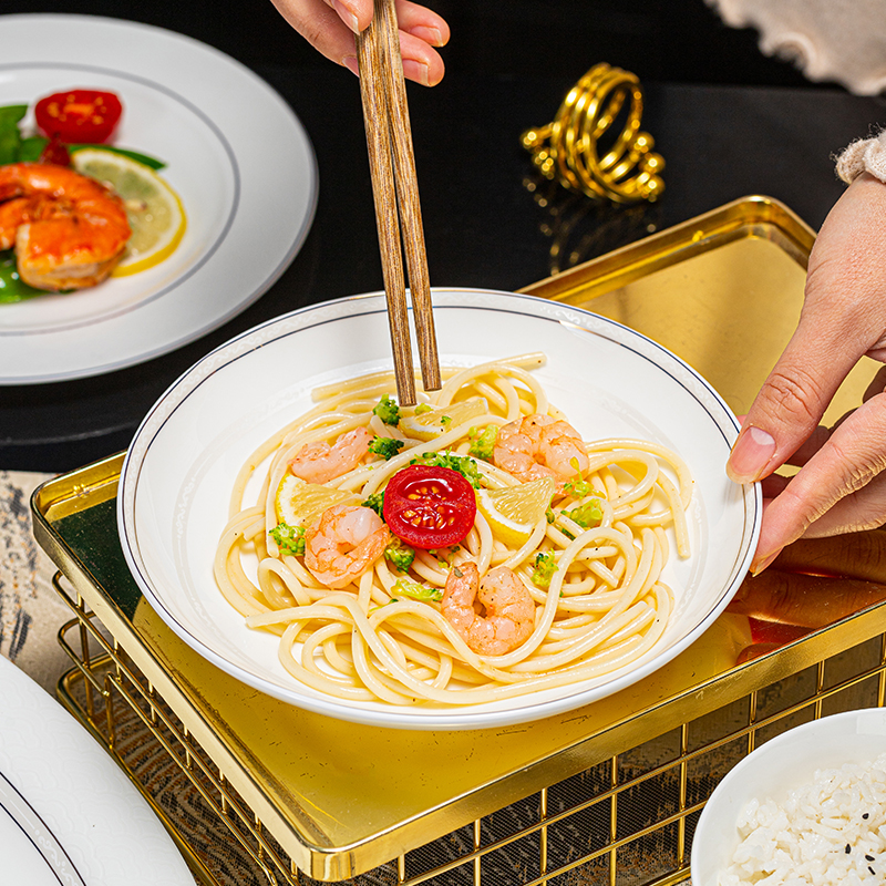 【高温烧制】顺祥简约骨瓷餐具