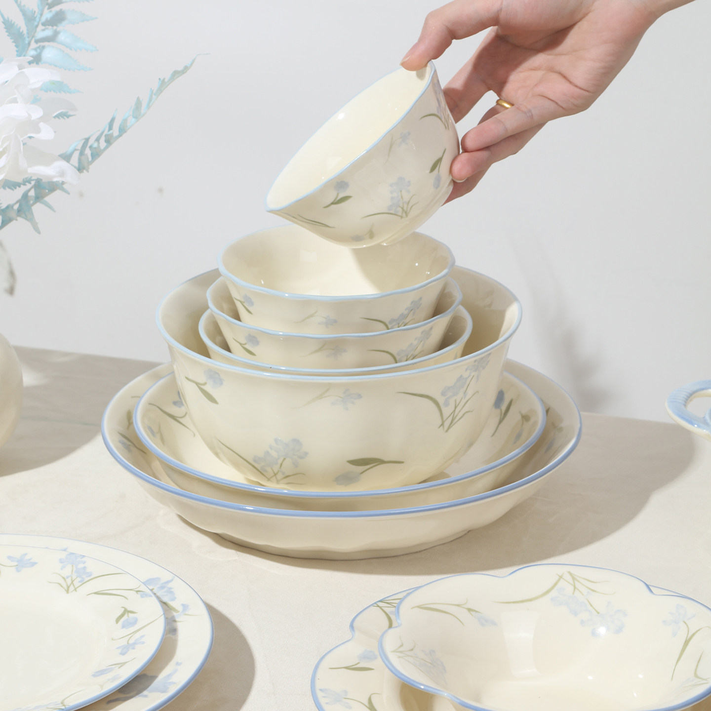 【健康釉下彩】顺祥陶瓷法式餐具图片