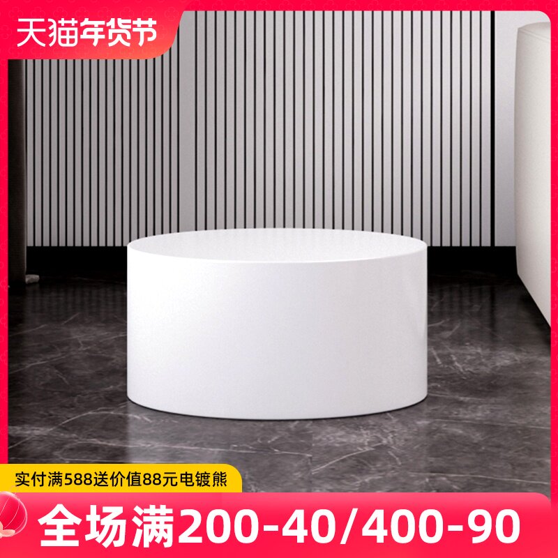 圆形底座增高展示台直播间橱窗家居客厅大堂装饰用品搭配落地摆件