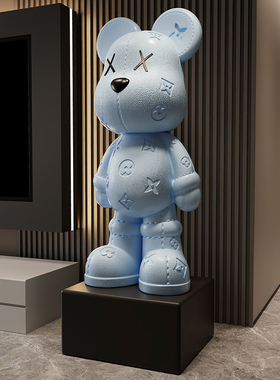 暴力熊客厅落地大摆件装饰品轻奢高档家居电视柜旁边存钱罐网红熊