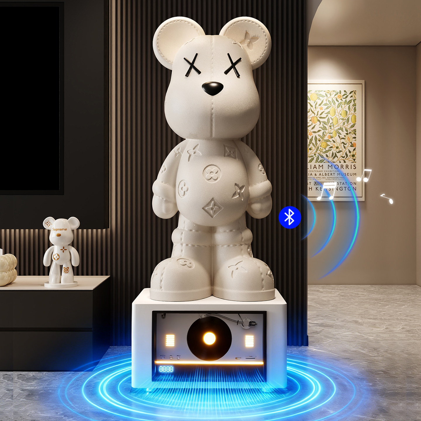 家庭K歌音响暴力熊客厅大型落地摆件轻奢大气上档次乔迁送礼好物