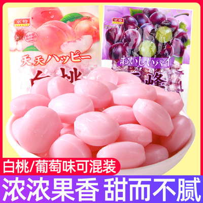 京特日系白桃糖果汁味网红小零食
