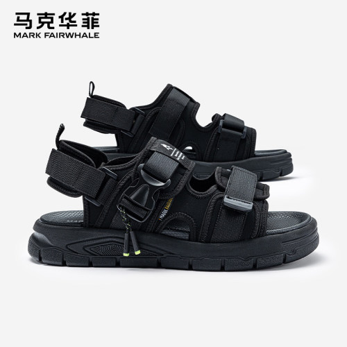 马克华菲男士凉鞋夏季外穿凉拖鞋