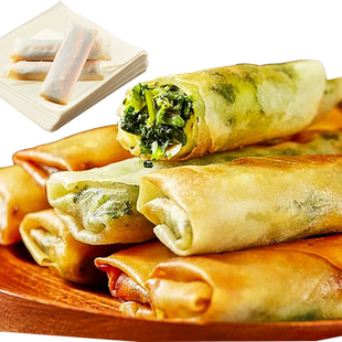 七街八巷春卷皮薄饼懒人早饭油炸春卷薄饼春饼速食儿童半成品商用