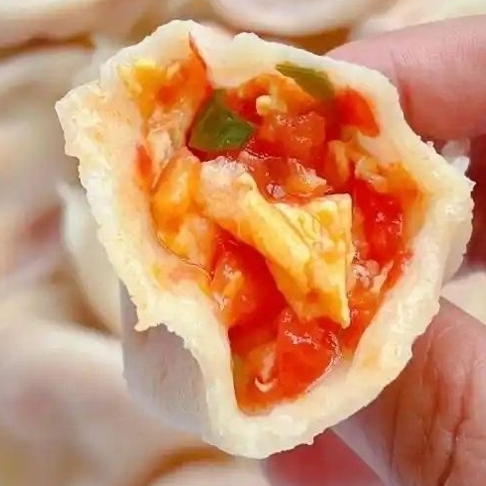 鲜香营养素菜馅西红柿鸡蛋饺子速冻儿童学生速食开学上班家用早餐