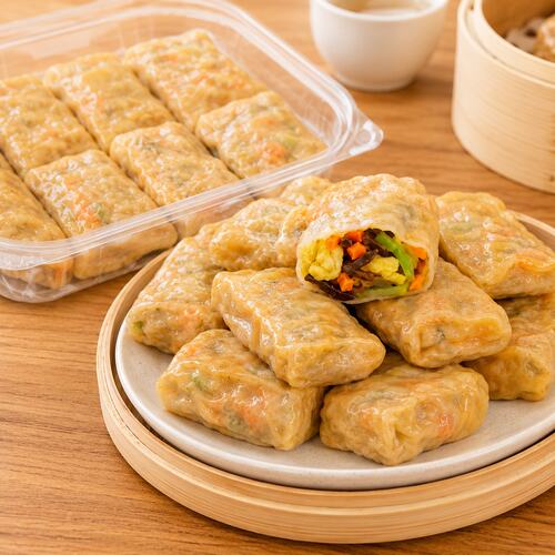 商用批发荞麦蔬菜卷饼主食代餐商用批发卷饼薄皮粗粮手工制作小吃