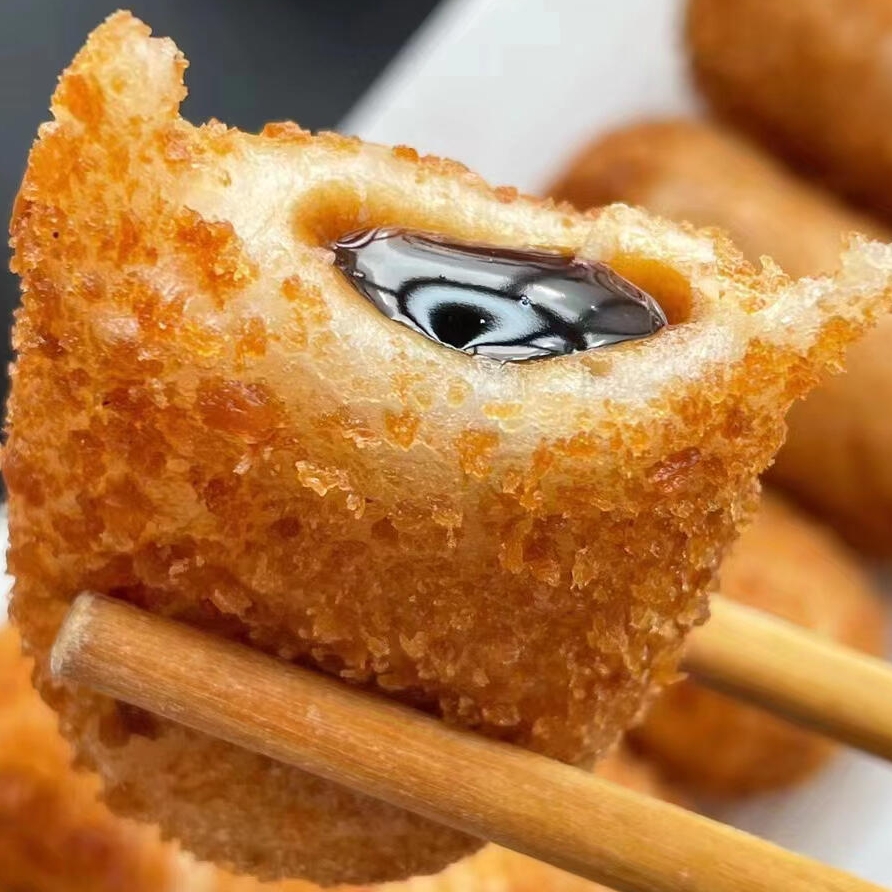 零反式脂肪酸红糖爆浆糍粑儿童早餐网红美食加热即食黄金酥脆健康