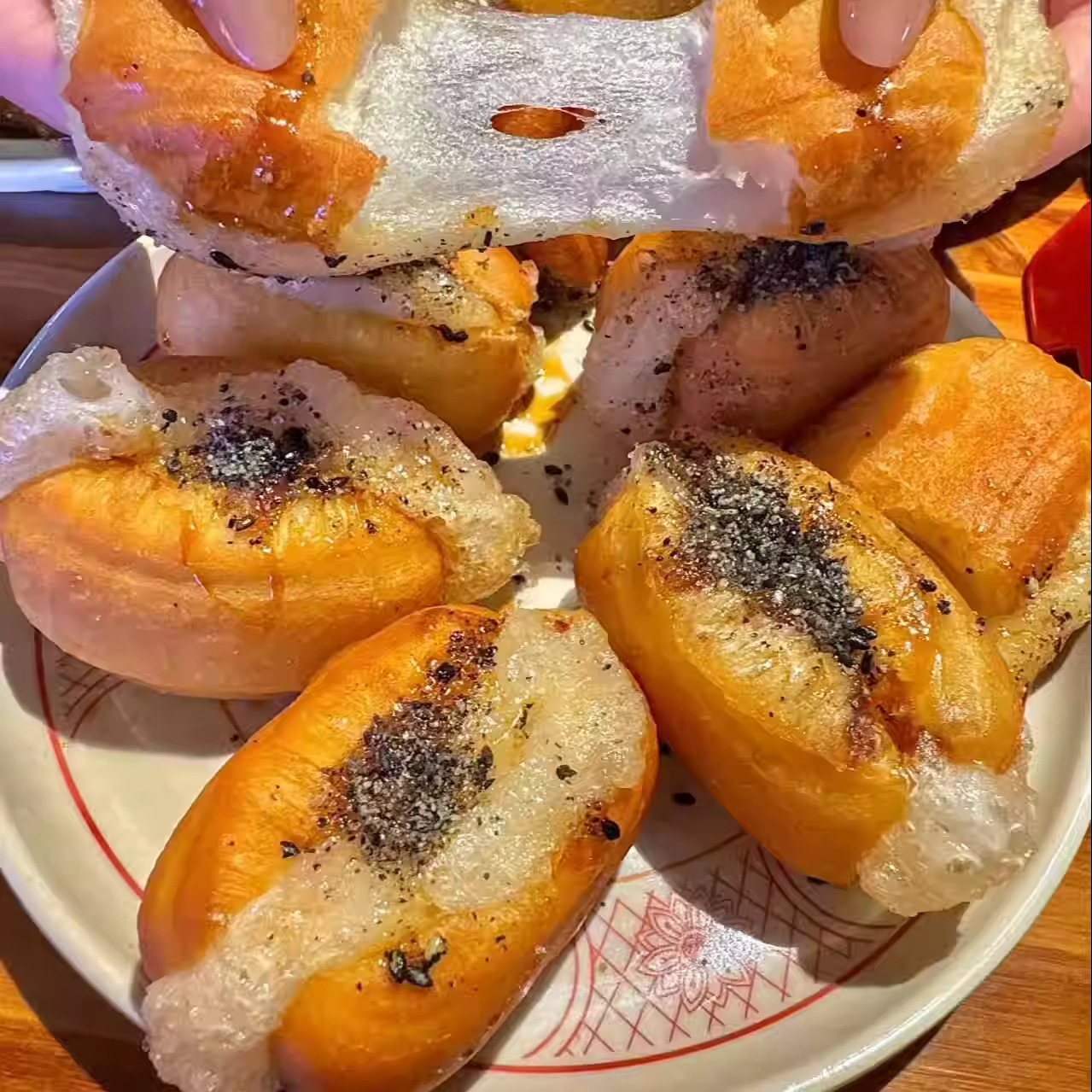 速冻糍粑油条小胖子油条批发空气炸锅食材加热即食半成品拉丝麻糍