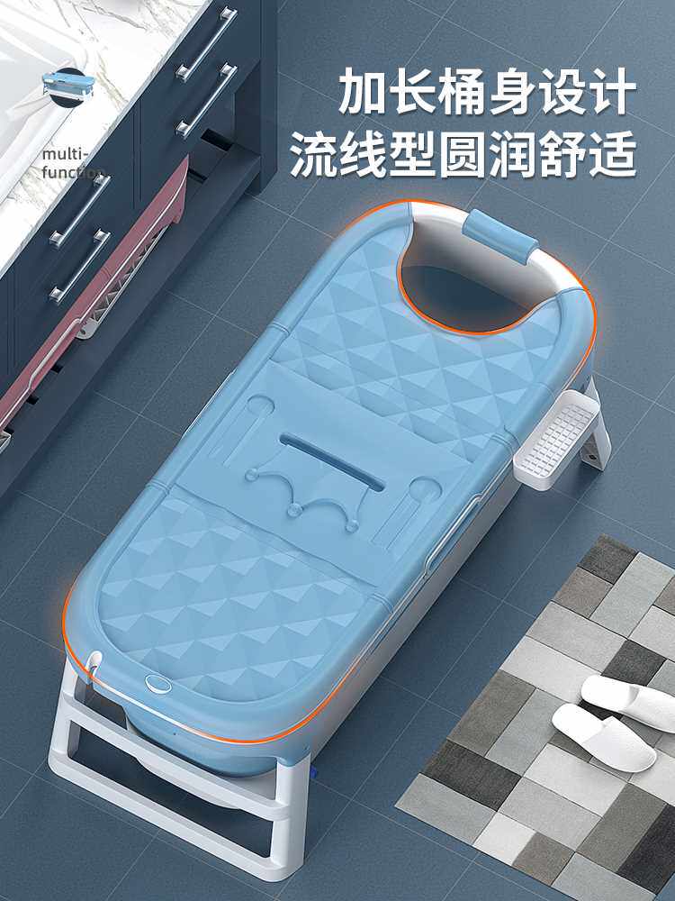 泡澡桶大人折叠加大号成人全身浴缸浴桶洗澡盆汗蒸沐浴盆家用神器
