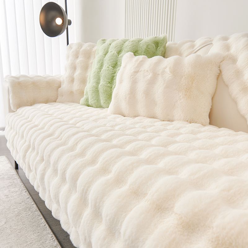 沙发垫秋冬季毛绒轻奢高级感防滑直排套罩巾2025新款皮坐垫盖布,居家布艺,沙发垫,淘宝优惠券,粉丝福利购,淘宝优惠卷
