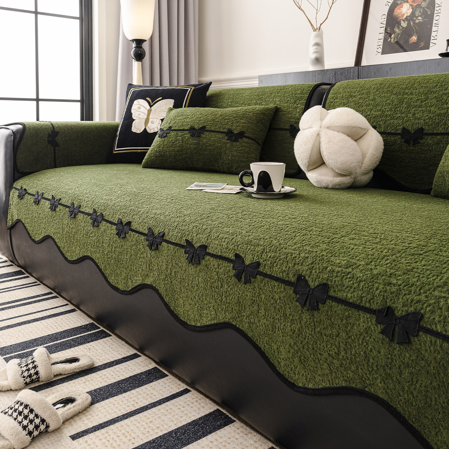 四季通用沙发垫2025新款冬加厚固定防滑轻奢高级感座套罩巾坐垫子,居家布艺,沙发垫,淘宝优惠券,粉丝福利购,淘宝优惠卷