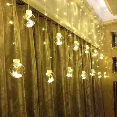 彩灯闪灯串灯球灯网红房间卧室浪漫气氛装饰少女心宿舍窗帘星星u.