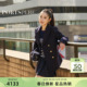 外套 平驳领干练挺括保暖毛呢西装 宝姿PORTSPURE女装 秋冬智性经典