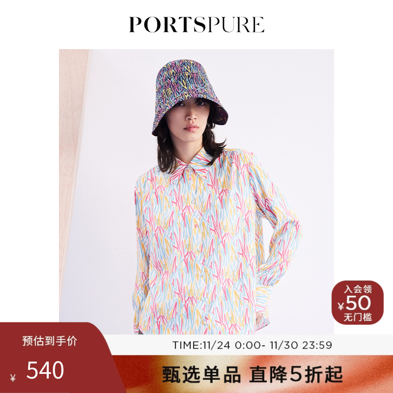 PORTSPURE女装长袖衬衫
