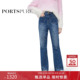 群星绣花喇叭显瘦口袋牛仔裤 时尚 RT9P217RZD027 冬季 PORTSPURE女装