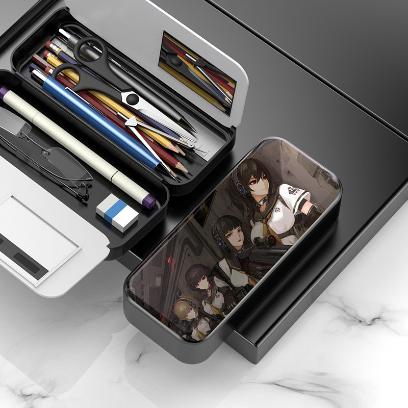 抖音同款多功能网红文具盒女小学生男学霸流笔盒铅笔袋小学生初中生多功能笔盒男孩韩版简约可爱笔袋