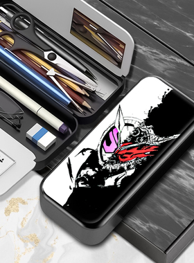 假面骑士2024新款儿童文具盒周边新风潮热卖30款潮流铅笔盒笔袋个性化多功能大容量双层文具盒卡通创意礼品