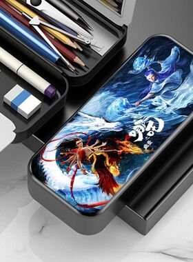 哪咤2之魔童闹海文具盒男孩款多功能铅笔盒哪吒大容量笔袋男孩2025网红新爆款高颜值儿童笔盒小学生男童学习