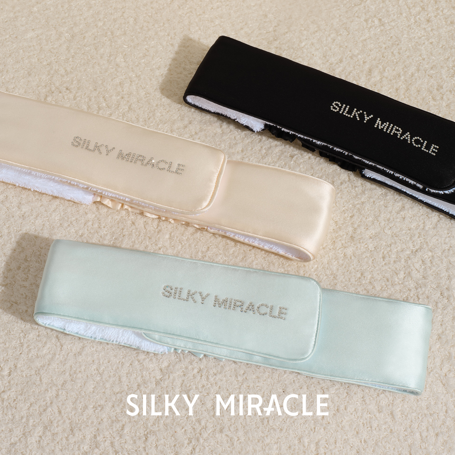 SILKYMIRACLE真丝水晶发带