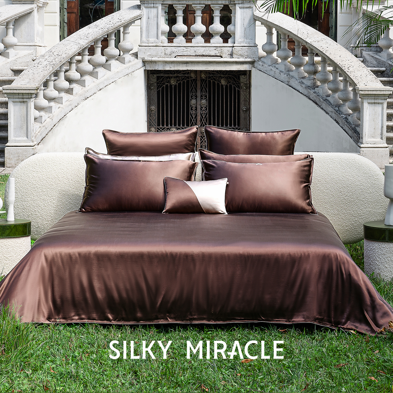 SILKYMIRACLE真丝4件套简约奢华