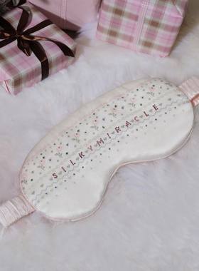 SILKY MIRACLE真丝水晶眼罩Fair Isle系列女士睡眠遮光眼罩礼盒