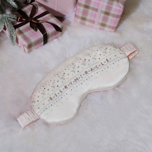 SILKY Isle系列女士睡眠遮光眼罩礼盒 MIRACLE真丝水晶眼罩Fair