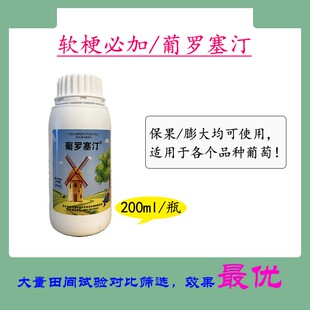郑果所进口葡萄专用软梗剂产品农业-葡罗塞汀200毫升/瓶