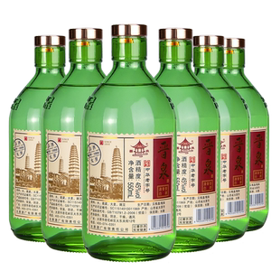 山西特产 太原酒厂 45度晋泉高粱白酒 550ml*6 清香型 粮食酒