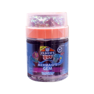 艾默思Elmers牛头胶儿童史莱姆起泡胶彩色透明水晶泥魔法胶不粘手学生解压彩泥玩具网红益智创意手工捏捏乐