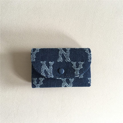 复古牛仔钱包女短款迷你小零钱袋精致简约卡夹新款驾驶证件钥匙包