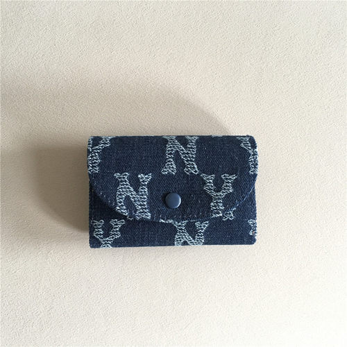 这个牛仔零钱包也太高级了