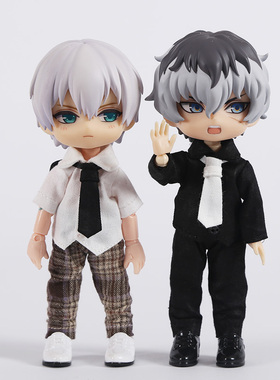 ob11娃衣 ob11 衬衫领带 GSC PICCODO 素体 西服套装 西装校服