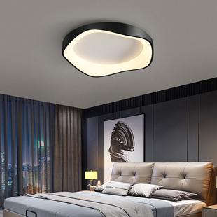 极简卧室灯房间灯现代简约高级感灯具北欧设计师主卧灯书房吸顶灯