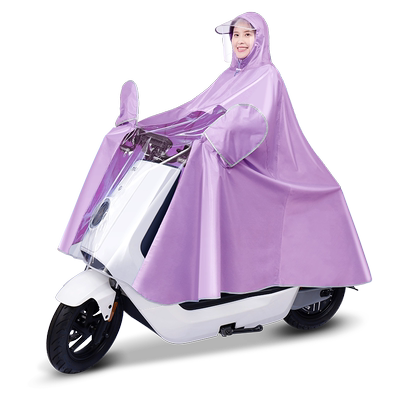 仪表盘可视高清帽檐加大加宽雨衣