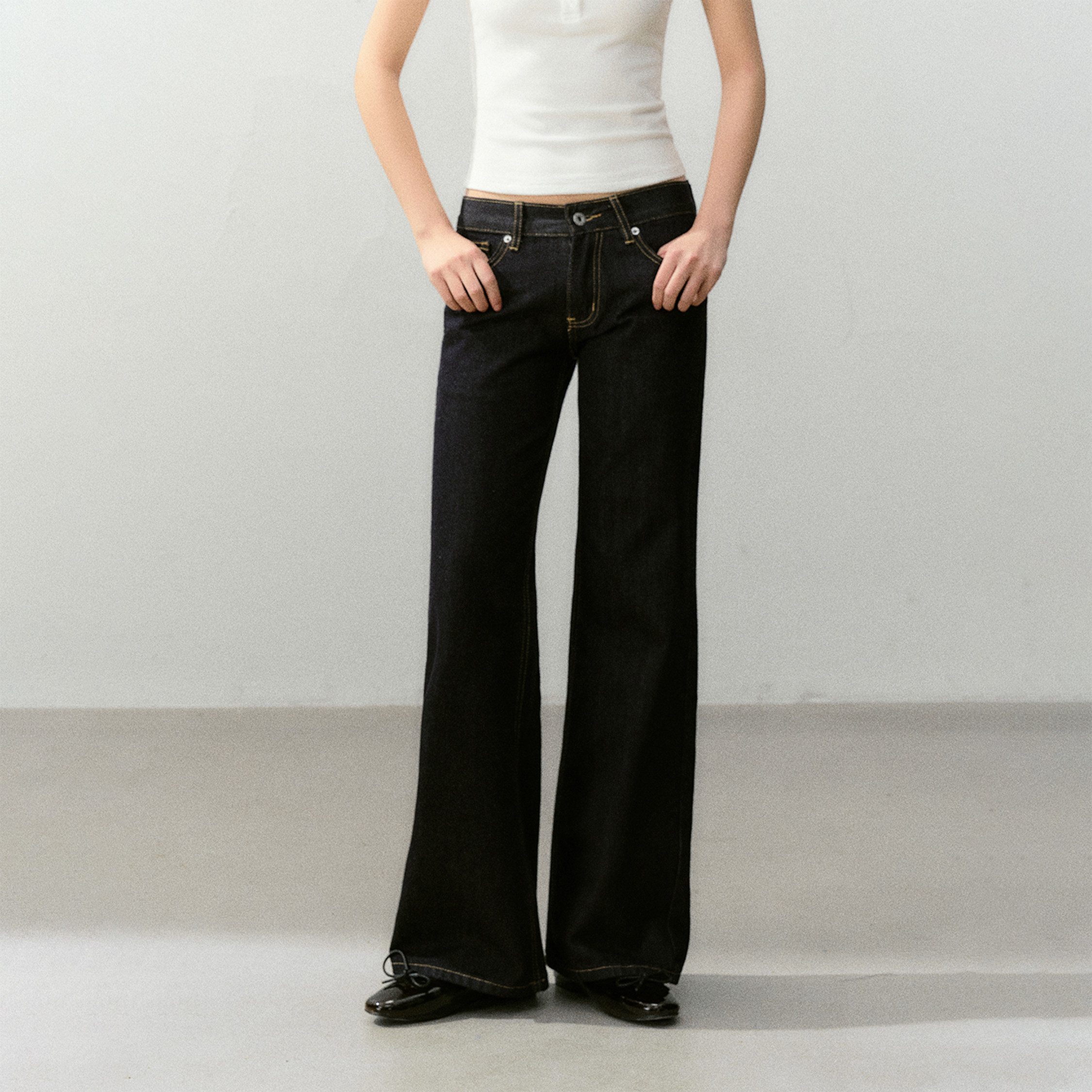 CyNi【随性腔调】复古百搭松弛感棉质水洗直筒休闲牛仔裤显瘦长裤,女装/女士精品,牛仔裤,淘宝优惠券,粉丝福利购,淘宝优惠卷