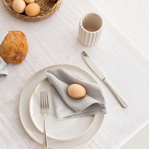 天然亚麻垫餐垫32x44CM餐巾纯色方形隔热垫口布擦杯布45X45CM抹布