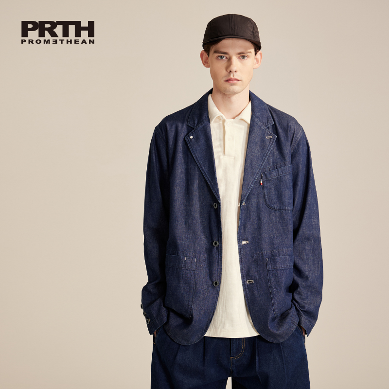 PRTH西装外套休闲牛仔
