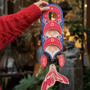 新年装饰品门把手挂饰2026马年挂件新春元旦教室布置门挂春节过年