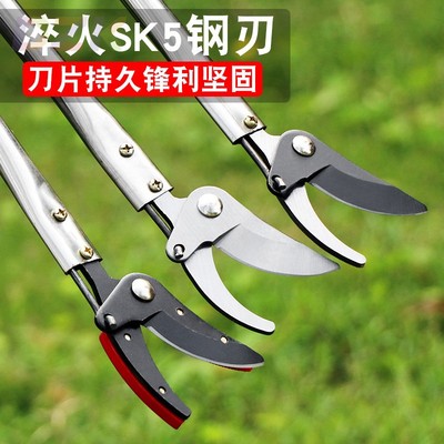 不锈钢高枝剪修剪摘果剪刀长杆修树枝专用剪刀加长果树高空园艺n8