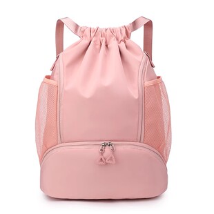 定制束口袋双肩包男女轻便抽绳背包简易旅行大容量健身运动篮球包