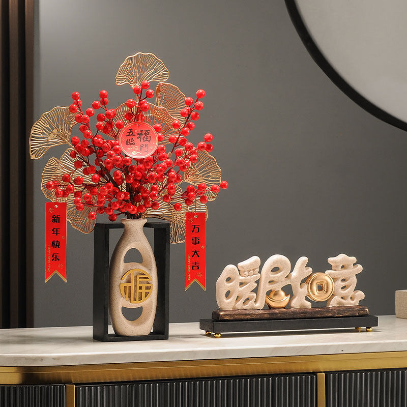 新中式新家搬家乔迁之喜礼物新居礼品摆件电视柜摆放客厅鹿装饰品