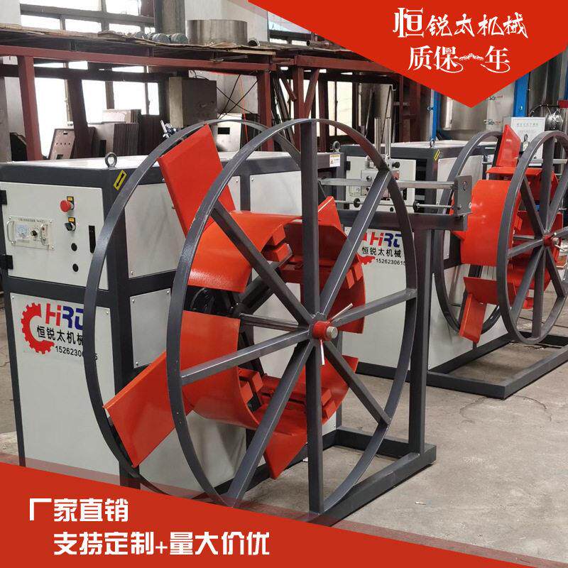 不锈钢电线电缆线圈钢丝绳收卷机带计米器牵引分卷用自动收卷机