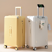 日本进口多功能行李箱女皮箱拉杆箱37分大容量28寸密码 箱学生加