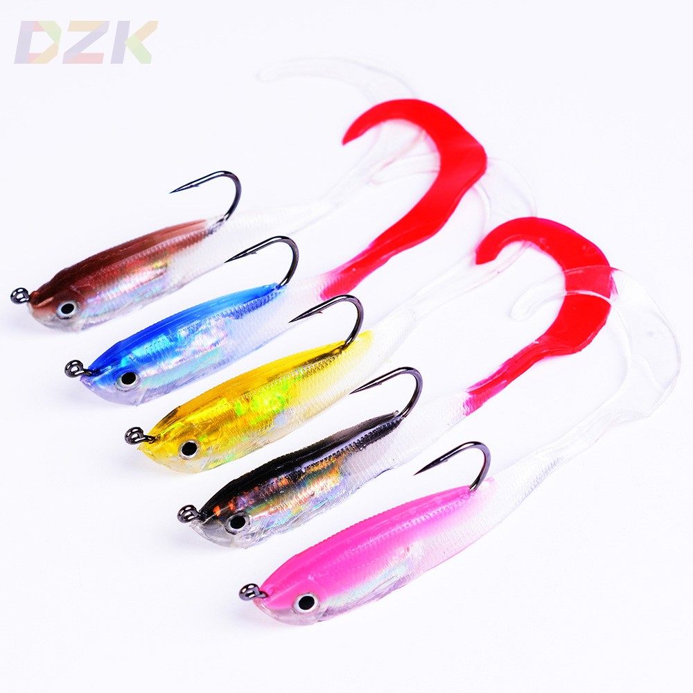 PRO BEROS新款包铅鱼5色软鱼10CM-14.7G路亚饵渔具出口DW6036.2