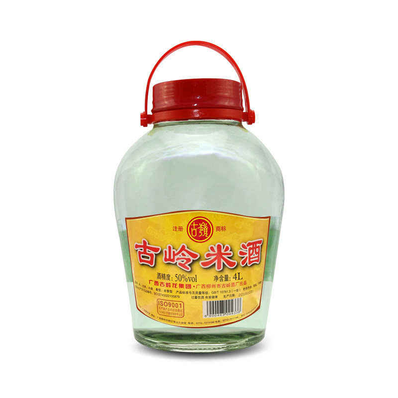 古岭米酒50°4L纯粮食浸泡专用酒图片