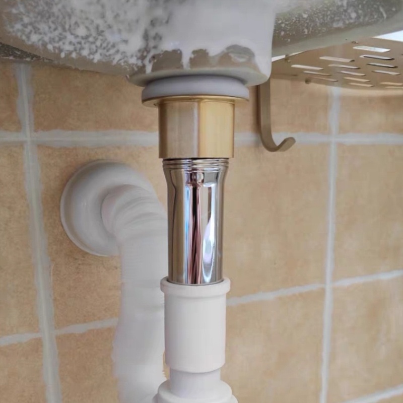 弹跳盖下水器去水器防臭洗脸池软管洗手盆洗手池漏水塞排水管面盆