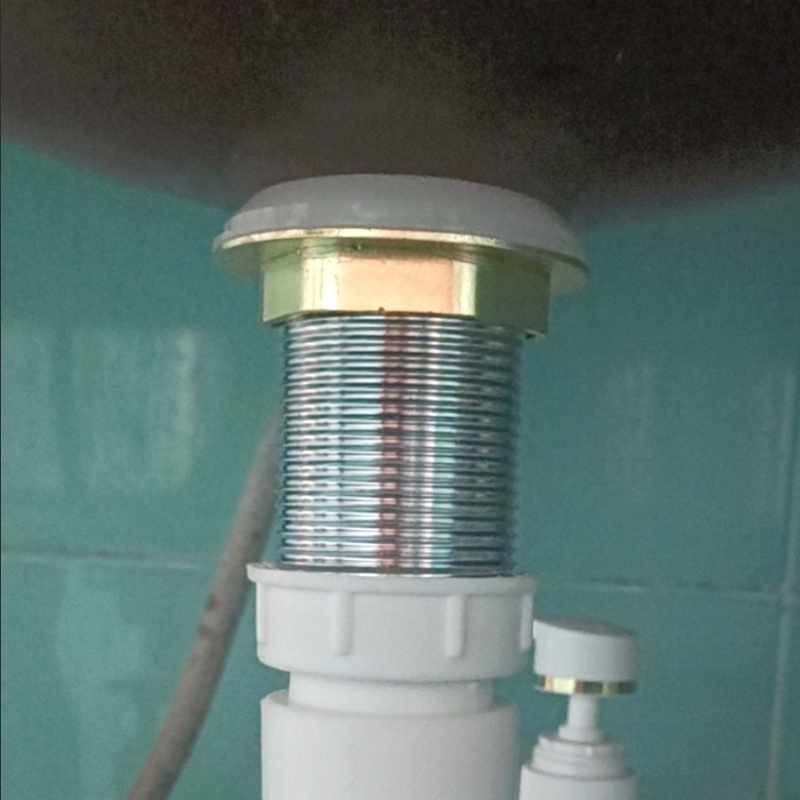 排水管防虫螺纹浴室柜洗脸洗手池防臭不锈钢手按洗手盆落水头