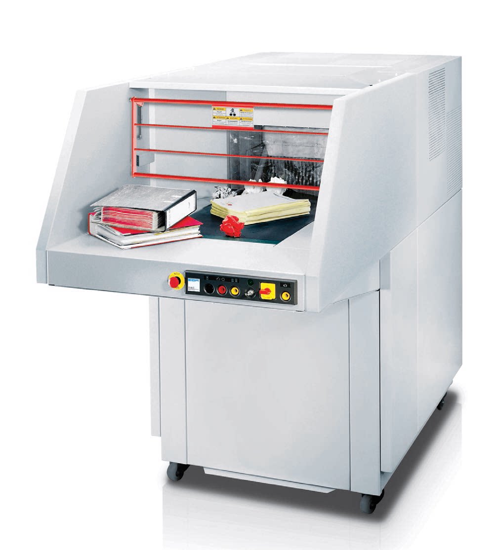 eba 易保密7050-3c德国大型工业敞口传送带式碎纸机单次碎纸400张